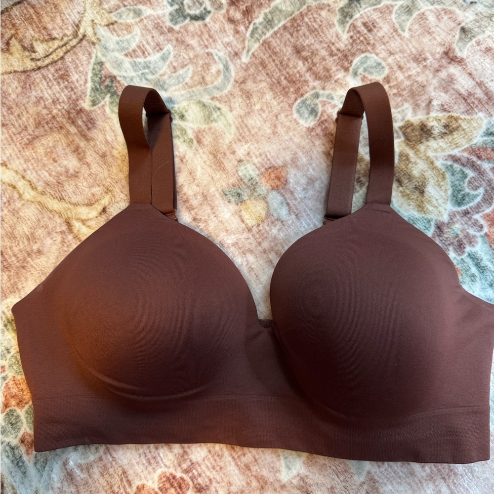 Seamless Brown Women's Bra